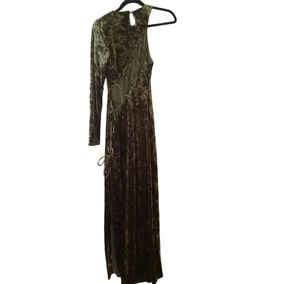 green emerald velvet dress Sweet Jane Olive Crushed Velvet Mini Dress | As seen on Taylor Swift